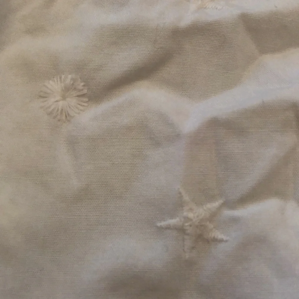 2006 Old Navy White Embroidered Star Sundress 6-12 Months Girls